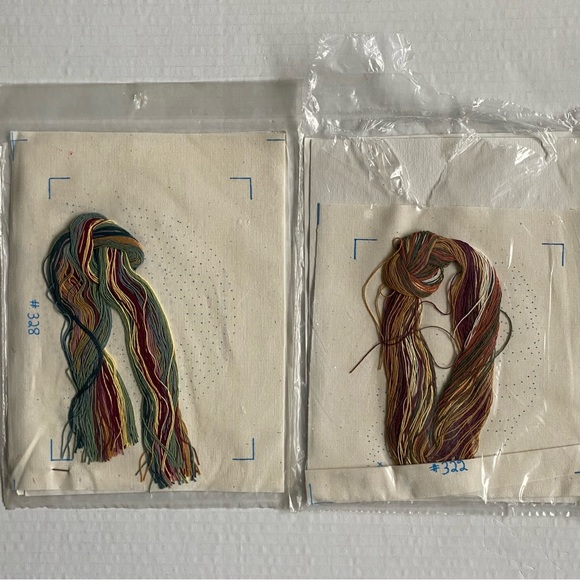 Candlewicking Kits 2 Cornucopia And Rainbow Fits 5 X 7 Frame Needlemagic USA NEW - Picture 7 of 10